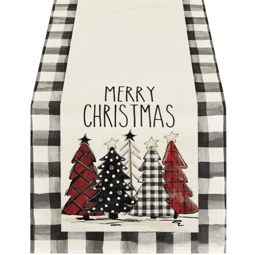 Ternet julebordløber 33x18 cm 1