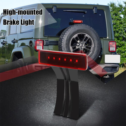Φακός καπνού για τρίτο φως φρένων LED Jeep Wrangler JK/JKU 2