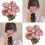 Coletero floral con perlas (3 unidades) 2