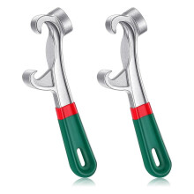 2 Pezzi Apriscatole da 5 Galloni Apriscatole In Alluminio con Impugnatura In Gomma Antiscivolo Chiave per Coperchio Coperchio per Uso Domestico e