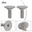 Tornillo del protector contra salpicaduras del motor para CR-V Civic (2 piezas) 2