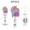 Nurse badge reels with anatomy patterns3pcs 7