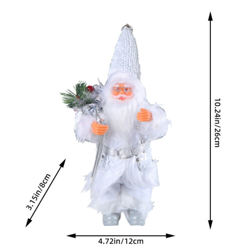 Figurine miniature du Père Noël debout, 6 cm 2