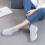 Dame mesh casual sneakers sort US7.5 6