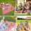Waterproof Picnic Blanket Red 79x79 Inch 7