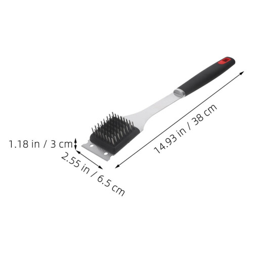 Brosse à griller noire multifonctionnelle (2 pièces) 1