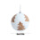 Christmas Ball Decoration White Foam 8cm 3