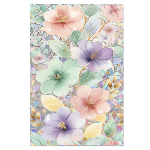 Wandaufkleber mit weichen Glasblumen, 12 Stück 1