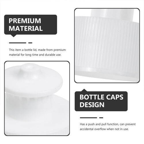 Gongc sports bottle replacement caps push pull 24 pcs 1