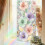 Wandaufkleber mit weichen Glasblumen, 12 Stück 5