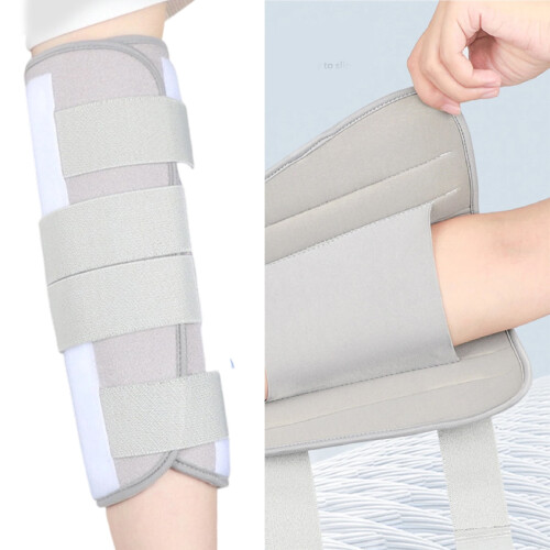 Protector de codo ergonómico con férula de aluminio y transpirable. 1