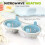 Microwave Egg Cooker Blue Double-Row Steamer Poacher 8