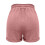 Dameshorts i bomull med vide ben, rosa XXL 3