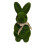 Figurine de lapin de Pâques en mousse verte floquée, 20 cm 2