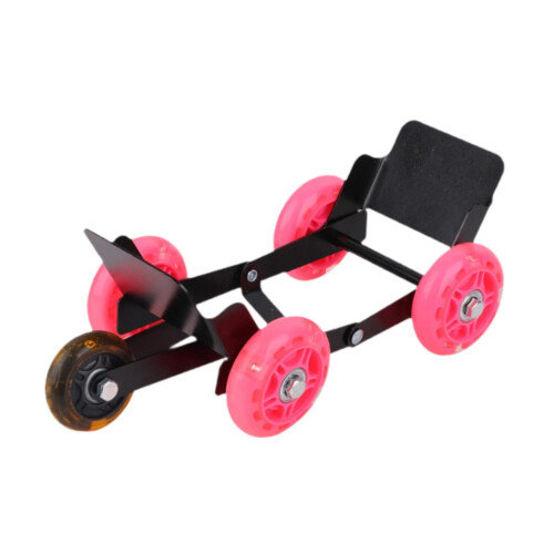 Chariot à roue de moto pliable robuste noir 1