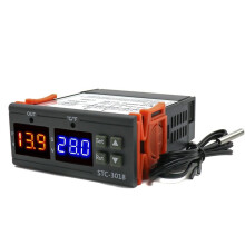 STC-3018 Doppio Regolatore di Temperatura Digitale Termostato Termoregolatore A Due Uscite Relè con Riscaldatore/Raffreddatore 12V