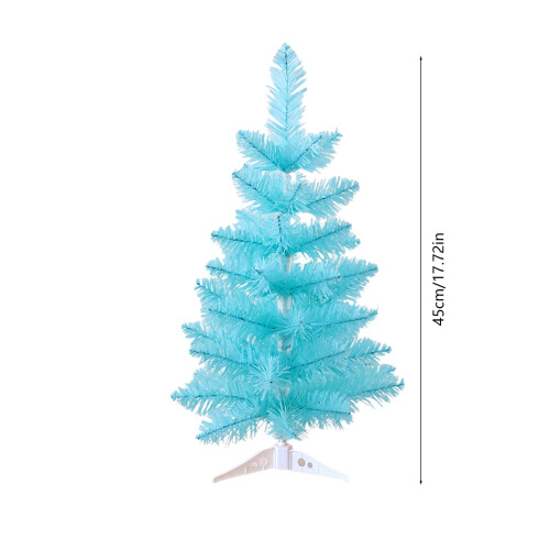 Mini Blue Artificial Christmas Tree 17.73 Inch 1