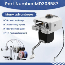 For A1 Extruder Unit High Precision, Double Gear, Hardened Steel for A1 Series 3D Printers