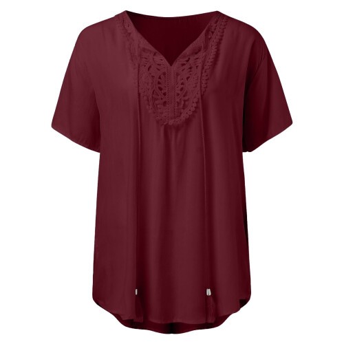 Rød badekjole til kvinder, 2XL 2