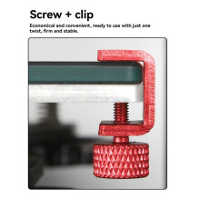 8pcs 3D Printer Parts Platform Heated Adjustable Bed Clip for 3 CR10 Hotbed Printing Platform Glass Plate Red