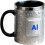 Edelstahl-Kaffeebecher, wärmeisolierend, 12 oz, Silber 2
