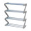 Z-shaped gray 4-layer shoe rack for home dorm entryway 1pc 2