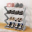 Z-shaped gray 4-layer shoe rack for home dorm entryway 1pc 4