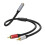 Conector de 3,5 mm, 2 RCA, conector de 30 pulgadas 6