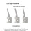 6pcs for  X2D Filament Cutter - Right Left 3D Printer Accessories Right 4