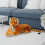 Tiger plysj leketøy stue sofa dekor 7