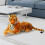 Tiger plysj leketøy stue sofa dekor 8