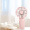 Ventilateur portable rechargeable 600 mAh 3 vitesses 5
