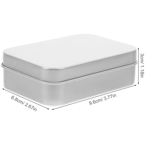 Aluminum soap case with drain rack and lid1piece 1