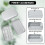 Aluminum soap case with drain rack and lid1piece 3