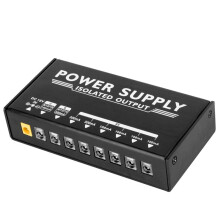 Gitarre Pedal Netzteil 8 Ausgänge für Effektpedale mit Kurzschlussschutz Geräuschfilteranzeigen Kompakte Box