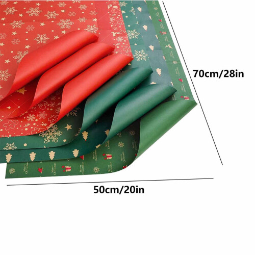 Papier cadeau de Noël 50,8 cm x 71,1 cm 2