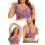 Sujetador push-up con cierre frontal, suave, transpirable y sin aros. 8