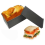 Molde para pan de acero inoxidable con tapa, 125 g 4
