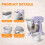 Χωνί Αλευριού για το Μίξερ KitchenAid KSM150/KSM155 4,5–5Qt 6