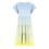 Mädchen-Sommerkleid, hellblau, Rüschenärmel, gestufter A-Linien-Schnitt, Midi 4