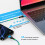 Nylon USB-C till USB-C-kabel 3,2 m, 2 st 8