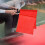 Referee Flags Red Polyester-Cotton 2 pcs 6