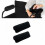Armlenpute til stol, svart, 2 deler 8