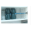 Glasflaschen-Kaffeebecherhalter-Set Blau 4