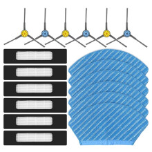 Accessori di Ricambio per Midea M7 / M7 Pro, Parti per NER700 Spazzola Laterale Filtro Hepa Panno di Ricambio (18 Pezzi)