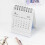 YOTQUSKI skrivebordskalender2024-2025stand-up flip 2