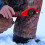 Isfiskestang ABS Foldbar 30 cm med Hjulholder 8