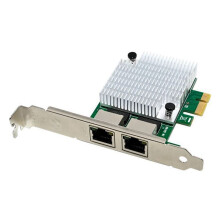 5X 2 Puertos RJ45 PCIe X1 Dual Gigabit Realtek 8111F+ ASM1082E Filtro de Chip PCI-e Tarjeta de Red LAN para Computadora 1000M