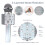 Bluetooth-Karaoke-Mikrofon für Kinder, Silber 4