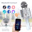 Bluetooth-Karaoke-Mikrofon für Kinder, Silber 5